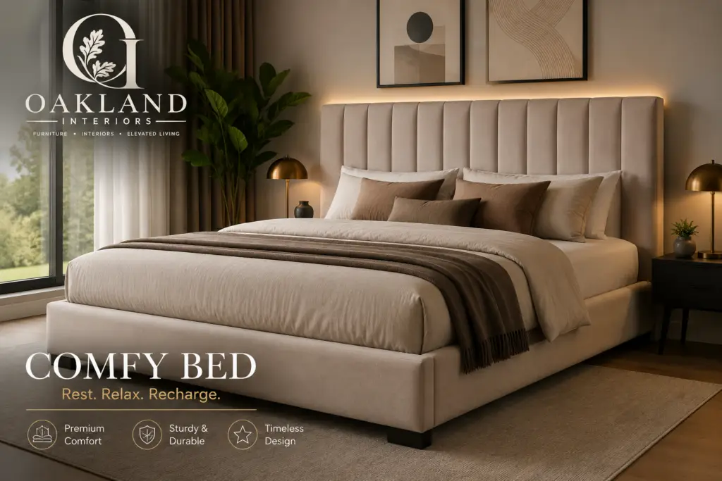 Comfy Luxury Upholstered Bed